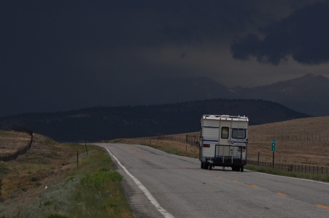 Highway 9 south of Alma